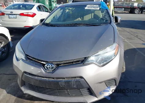 2016 Toyota Corolla Le из США, поврежденный, VIN 2T1BURHE2GC744040